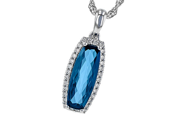 G245-17188: NECK 1.58 LONDON BLUE TOPAZ 1.70 TGW