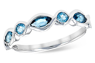 G327-85415: LDS RG .60 TW BLUE TOPAZ