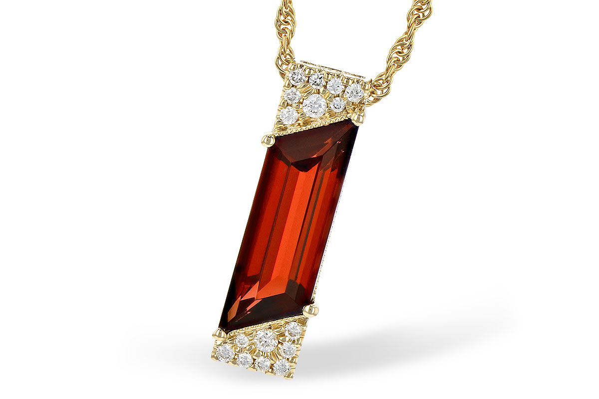G327-86306: NECK 2.16 GARNET 2.25 TGW