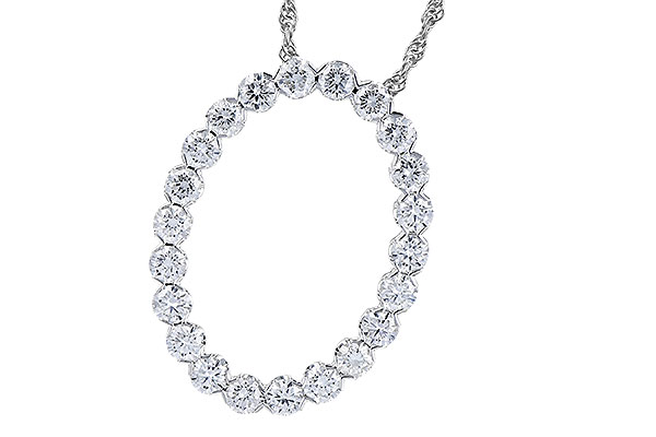 G327-88097: NECKLACE 1.00 TW