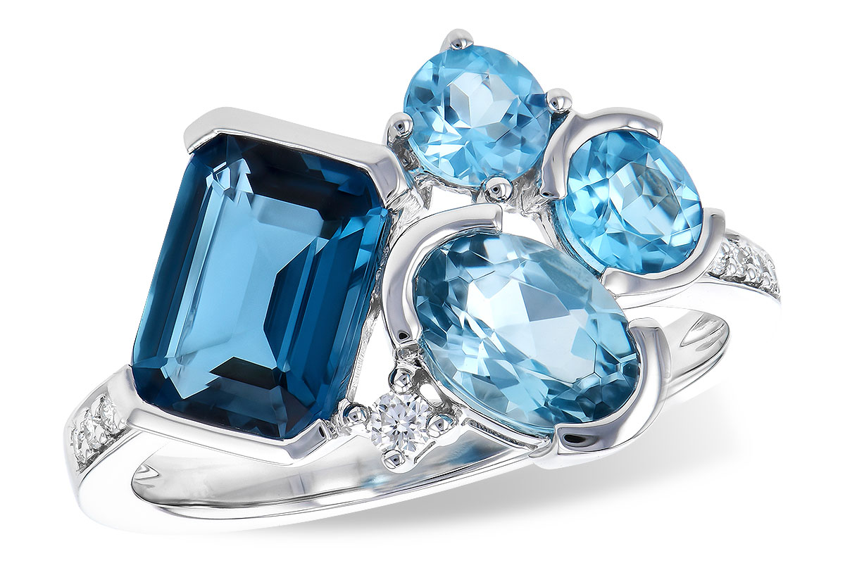 G327-89043: LDS RG 3.08 BLUE TOPAZ TW 3.15 TGW