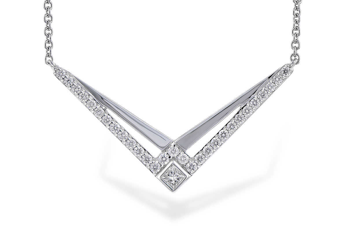 G327-89961: NECKLACE .22 TW