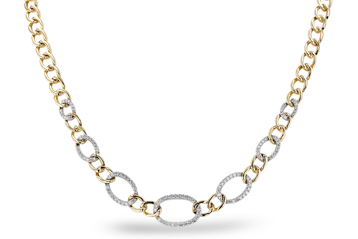 G328-74524: NECKLACE 1.15 TW (17")