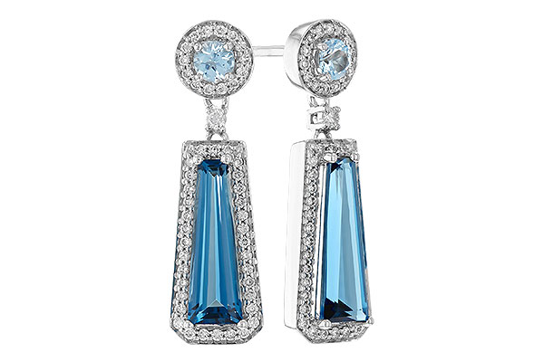 G328-77243: EARR 2.28 TW BLUE TOPAZ 2.54 TGW