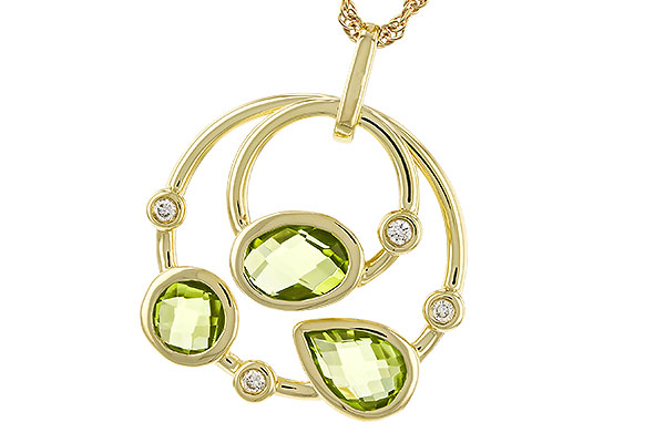 G329-64470: NECKLACE 2.20 PERIDOT 2.26 TGW