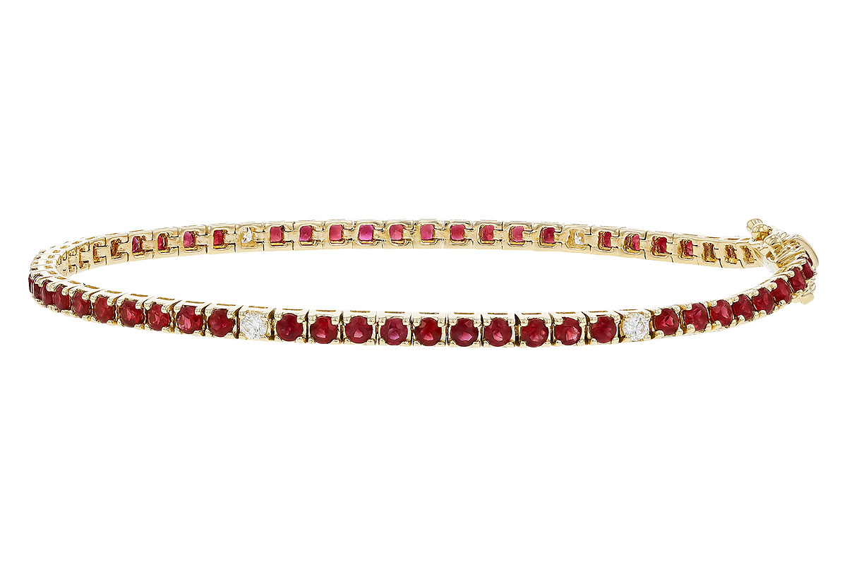 G329-65452: BRACELET 3.04 RUBY 3.29 TGW (7")