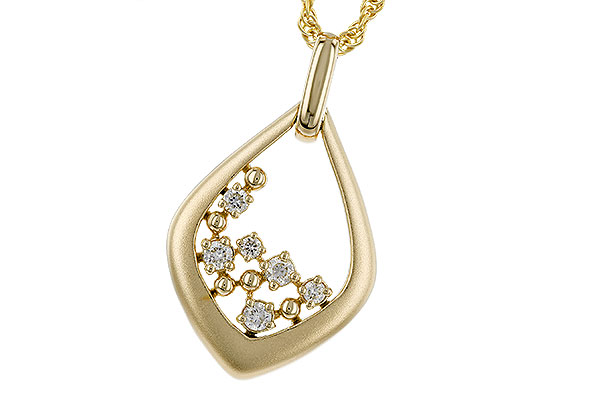 G329-66324: NECKLACE .25 TW