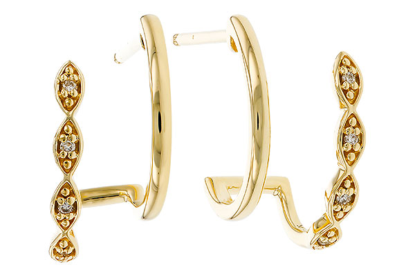 G329-68106: EARRINGS .03 TW