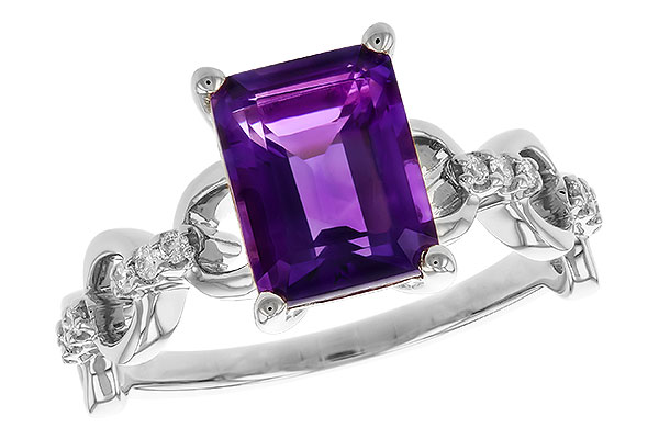 G329-70843: LDS RG 1.95 AMETHYST 2.05 TGW (9x7MM AMY)