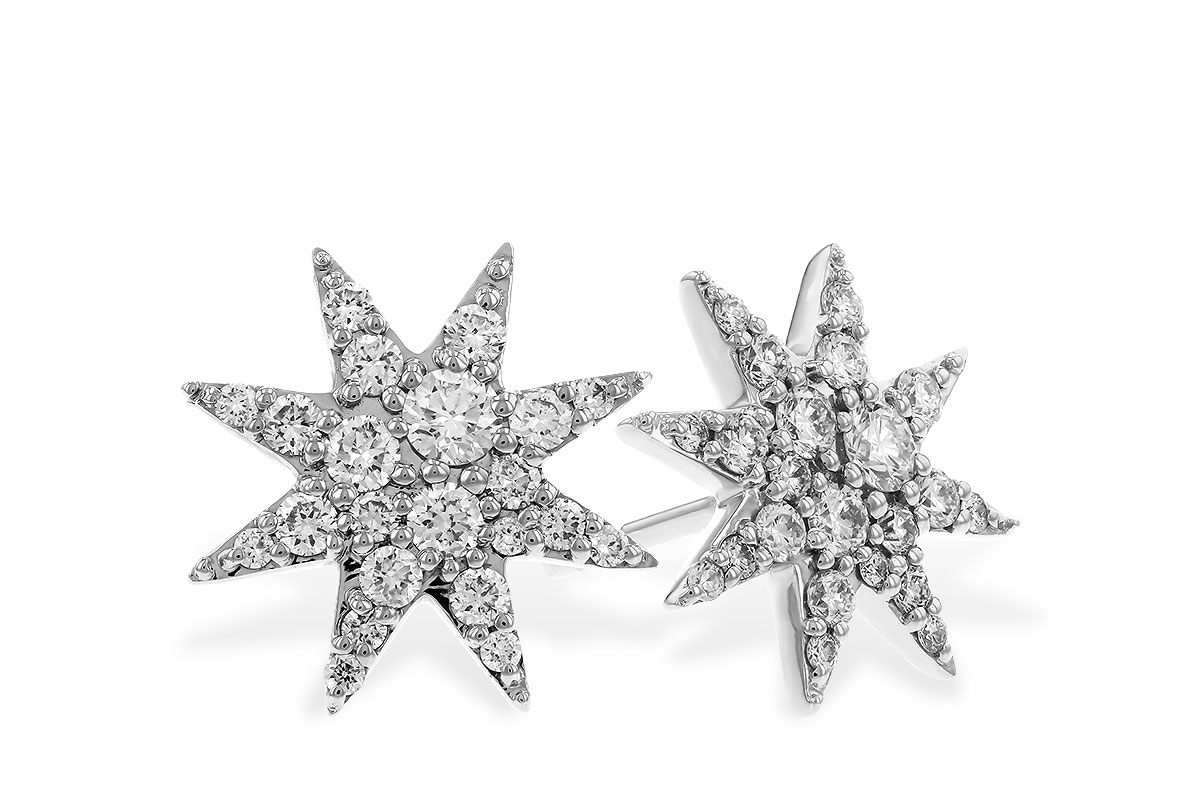 G329-70852: EARRINGS .50 TW