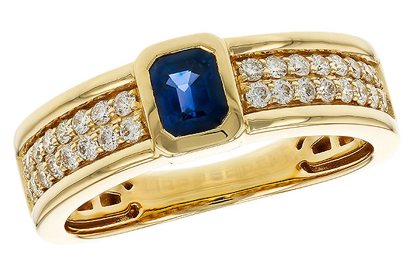 G329-70897: LDS RG .55 SAPPHIRE .88 TGW (5x4MM SA)