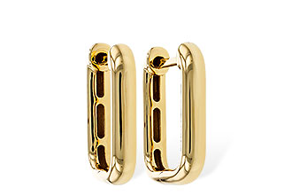 G329-70906: GOLD EARRINGS (15MM)