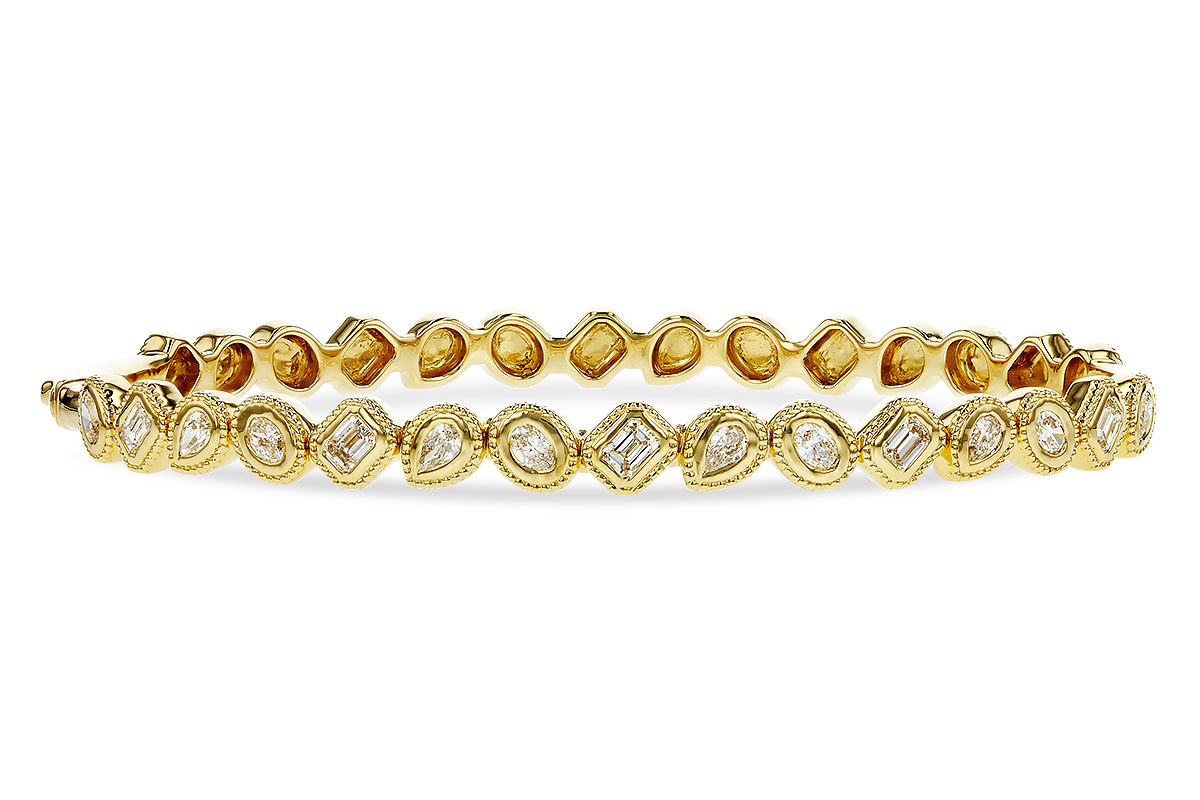 G329-71806: BANGLE 1.00 TW FANCY CUT DIAS