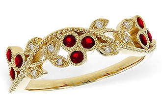 G329-72643: LDS DIA RG .22 RUBY TW .28 TGW