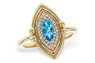 G329-72661: LDS RG .54 BLUE TOPAZ .70 TGW (8x4MM BT)