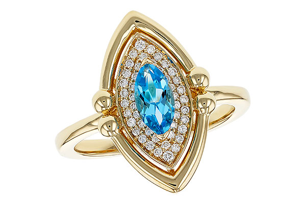 G329-72661: LDS RG .54 BLUE TOPAZ .70 TGW (8x4MM BT)