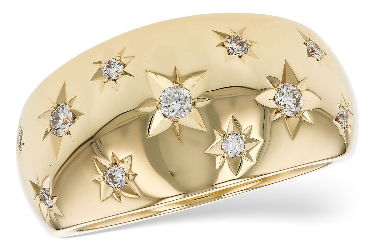 G330-55424: LDS DIA WEDDING RING .18 TW