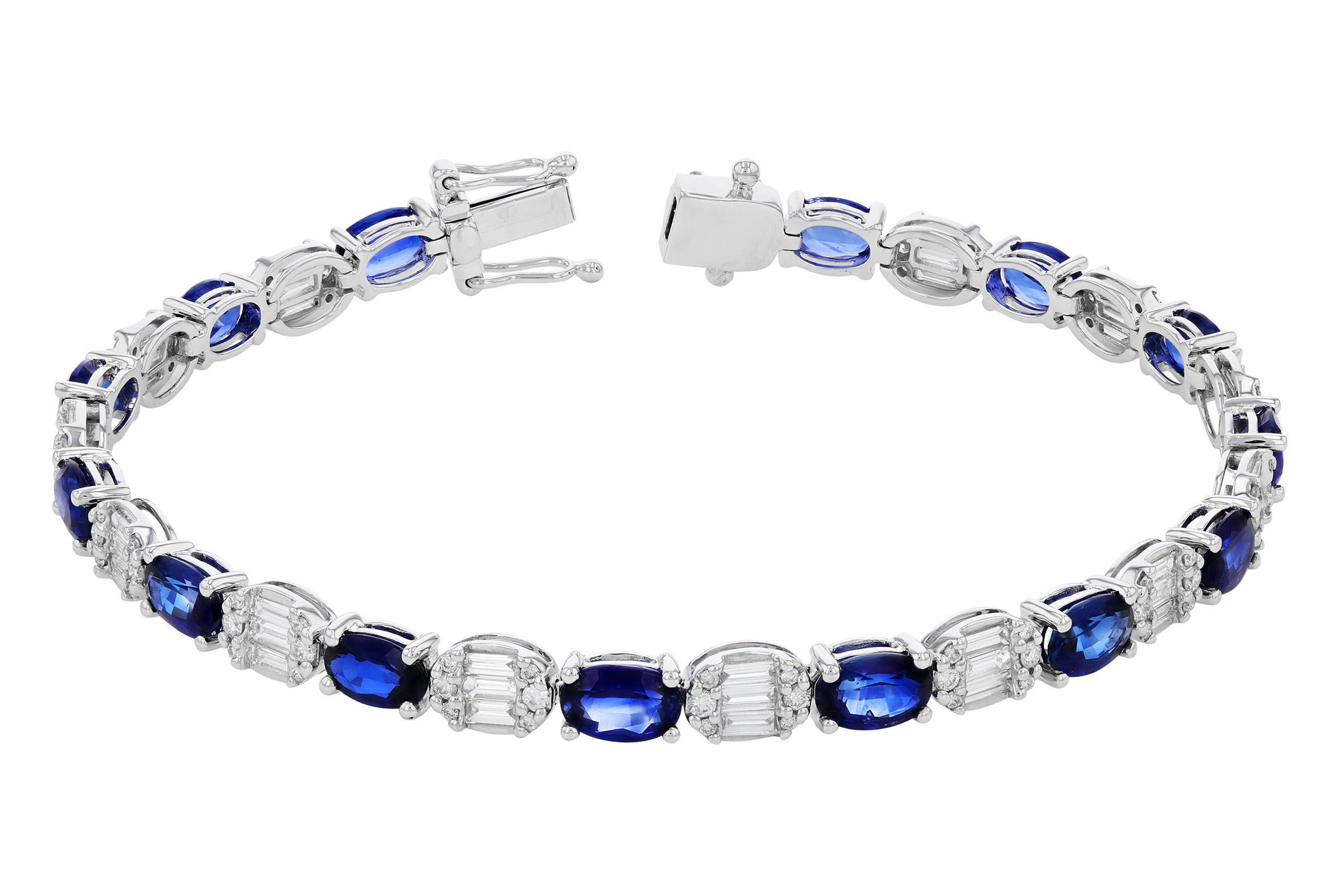 G330-56361: BRACELET 7.28 TW SAPPHIRE 8.98 TGW (7")
