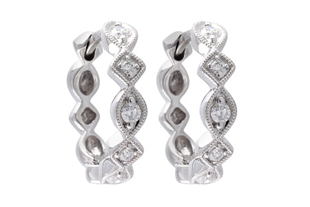 H056-00824: EARRINGS .22 TW