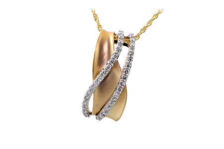 H238-77224: NECKLACE .28 TW