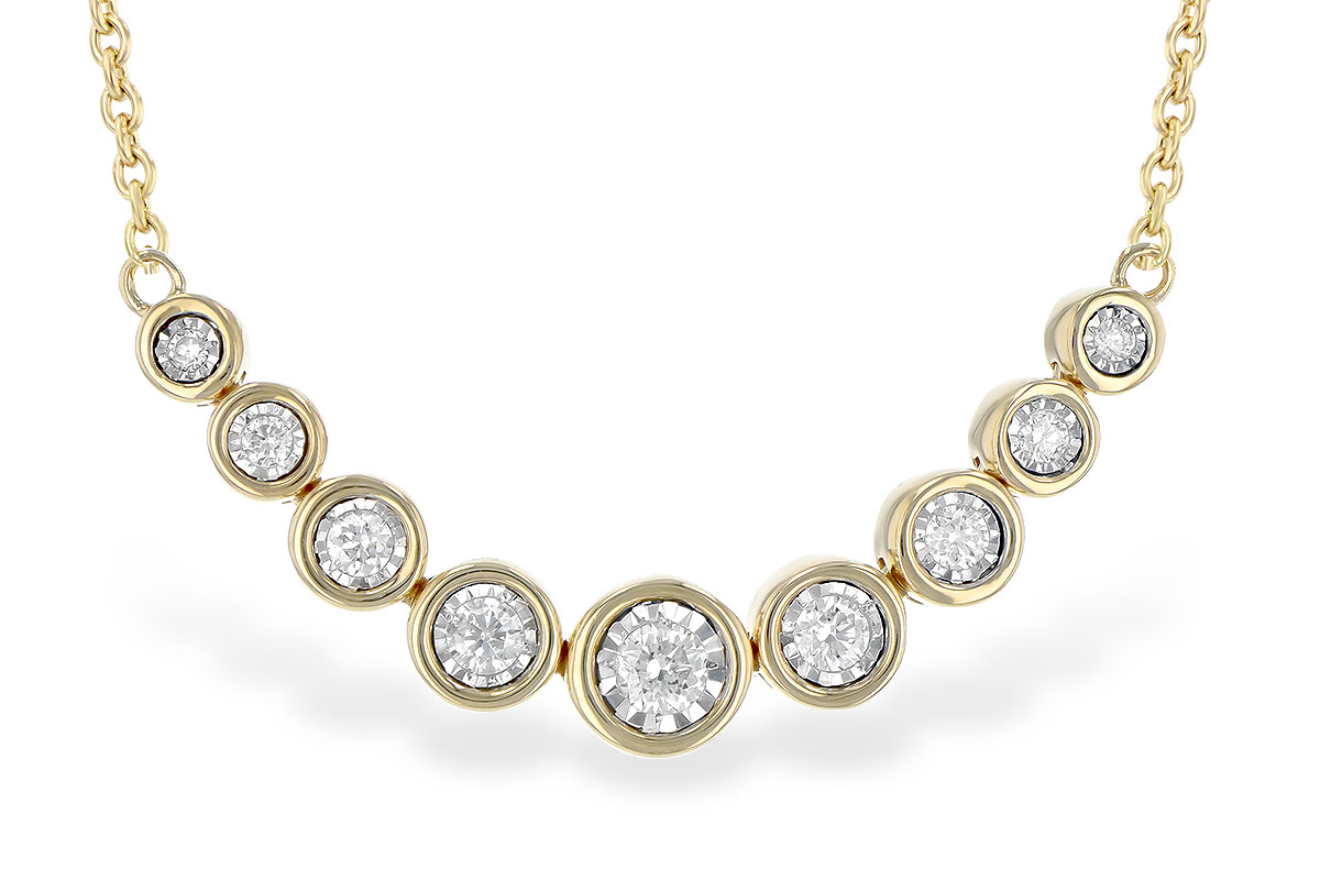 H245-14479: NECKLACE .25 TW (18")
