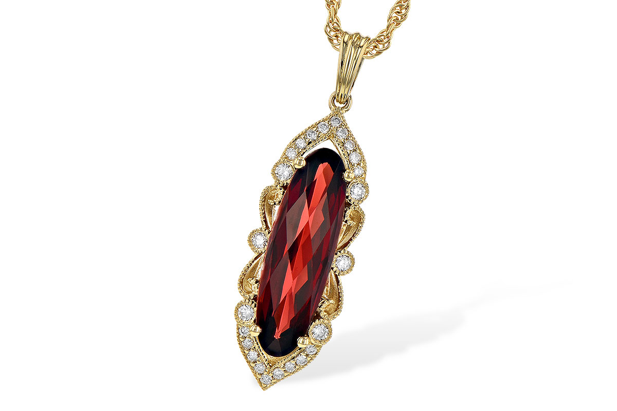 H245-15433: NECK 2.58 GARNET 2.70 TGW