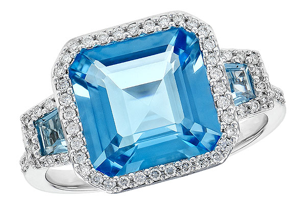 H245-17233: LDS RG 4.40 TW BLUE TOPAZ 4.60 TGW