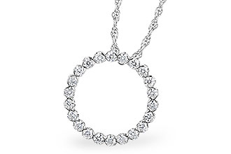 H327-88097: NECKLACE .50 TW