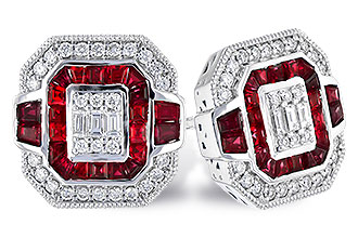 H327-89033: EARR .80 RUBY TW 1.05 TGW