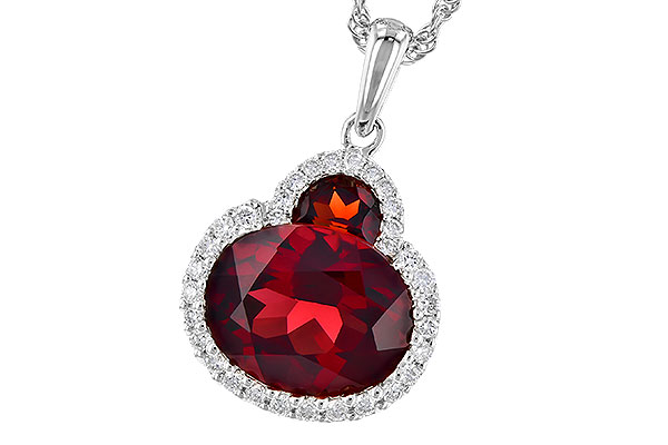 H327-89988: NECK 3.02 TW GARNET 3.16 TGW