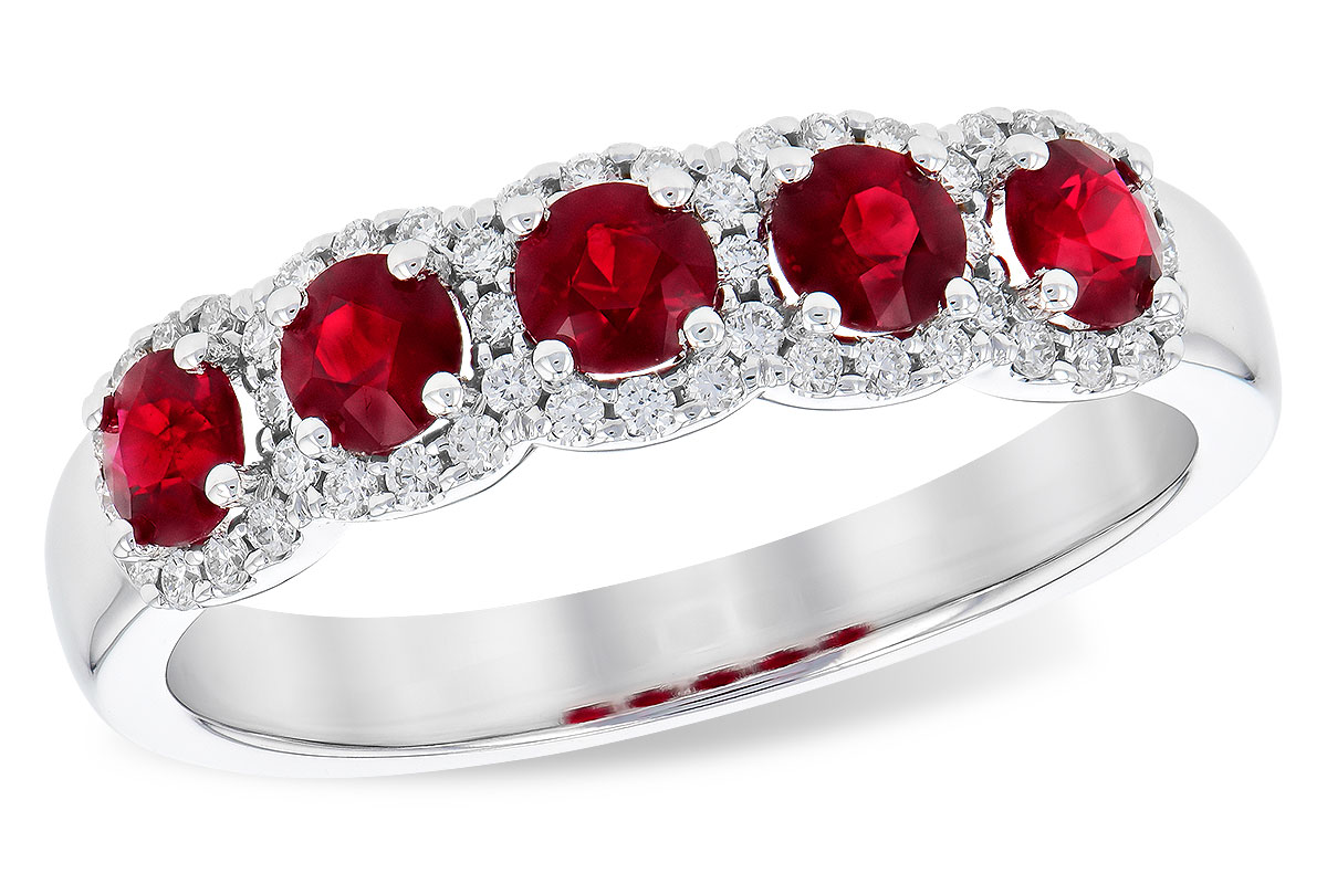 H328-73552: LDS RG .66 TW RUBY .86 TGW