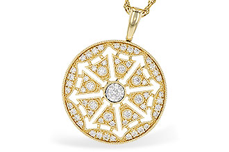 H328-73606: NECKLACE .38 TW