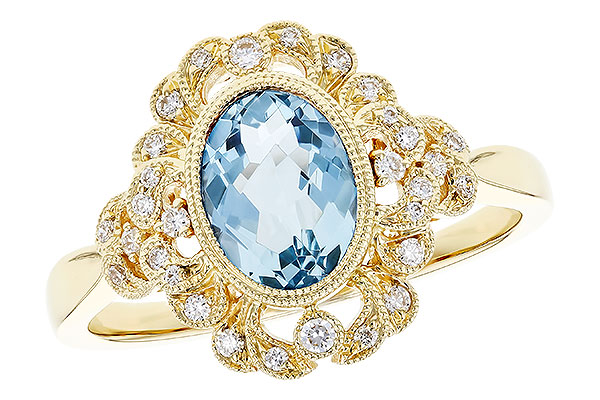 H328-75424: LDS RG .98 AQUA 1.14 TGW (8x6MM AQ)