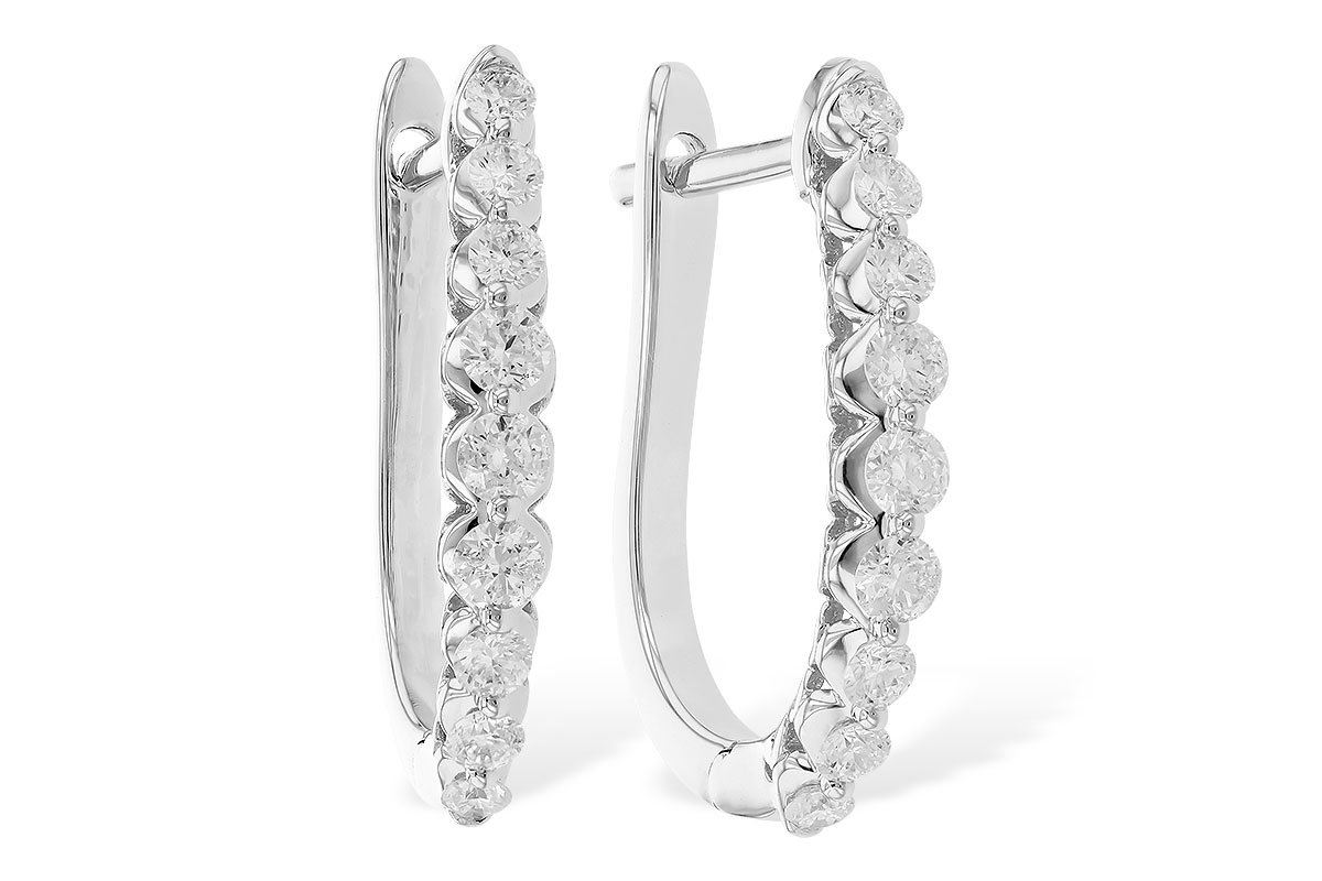 H328-76297: EARRINGS .50 TW