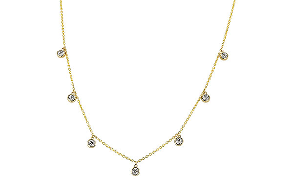 H328-80861: NECKLACE .32 TW (18")