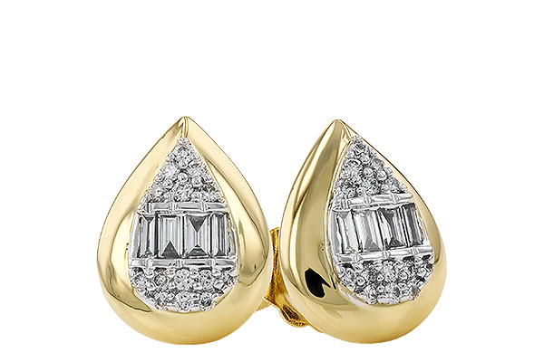 H328-81752: EARRINGS .09 BAG .18 TW