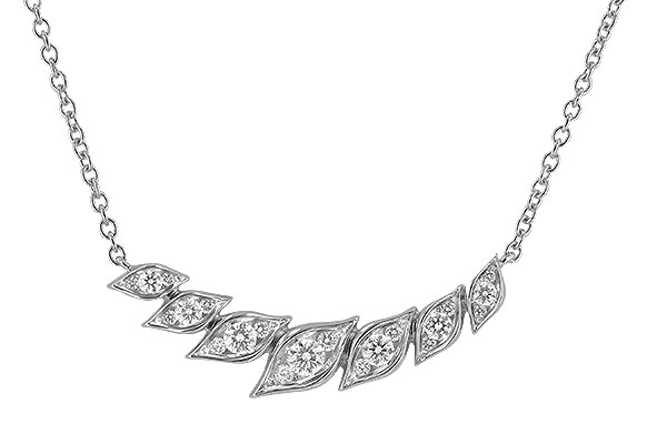 H329-64488: NECKLACE .36 TW