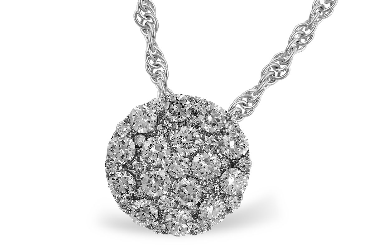 H329-64506: NECKLACE .50 TW