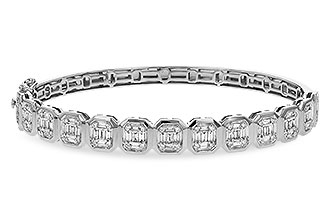H329-64524: BANGLE .81 TW BAGUETTE 1.00 TW