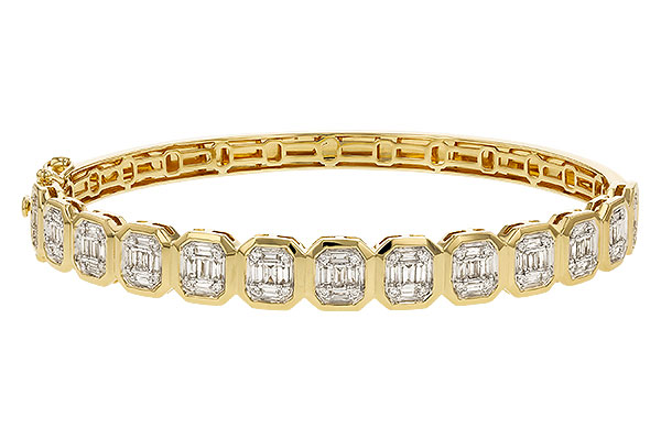 H329-64524: BANGLE .81 TW BAGUETTE 1.00 TW