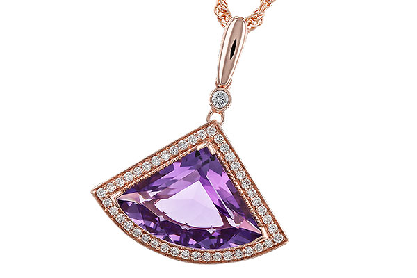H329-66288: NECKLACE 2.80 AMETHYST 2.97 TGW