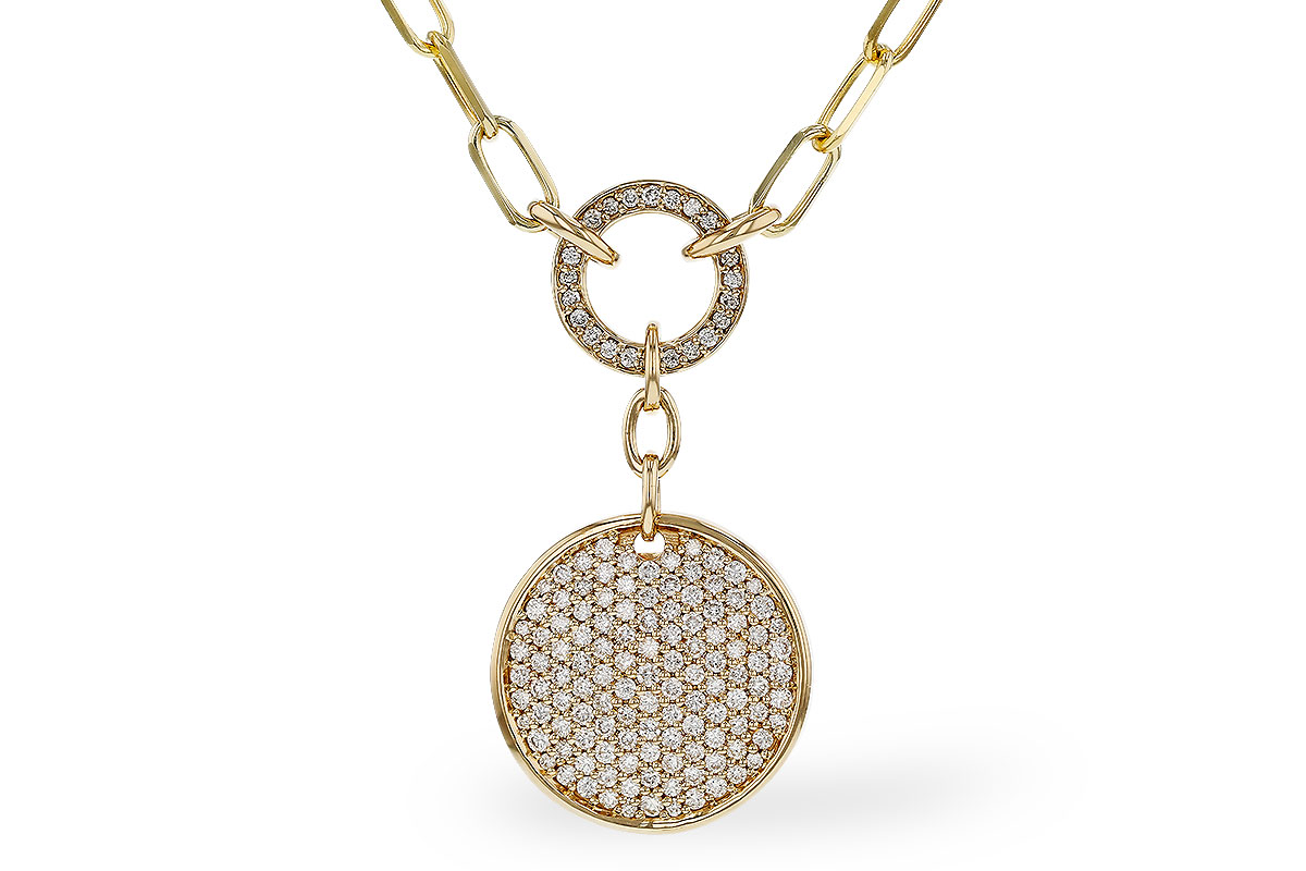 H329-66297: NECKLACE .92 TW (17")