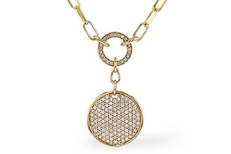 H329-66297: NECKLACE .92 TW (17")
