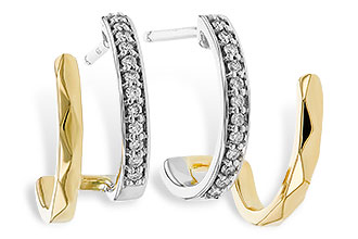 H329-68106: EARRINGS .12 TW