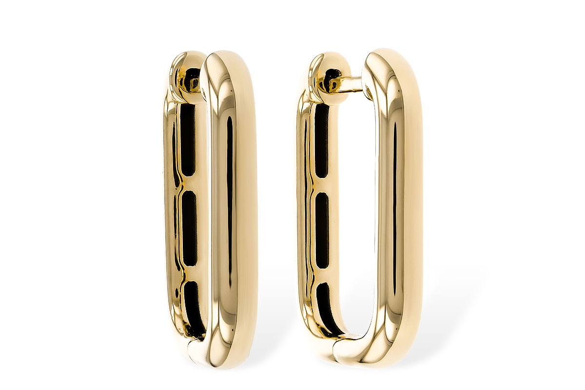 H329-69997: GOLD EARRINGS (18MM)
