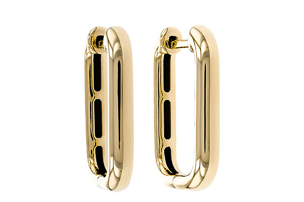 H329-69997: GOLD EARRINGS (18MM)