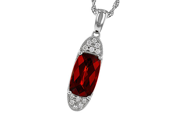 H329-70833: NECK 2.45 GARNET 2.55 TGW