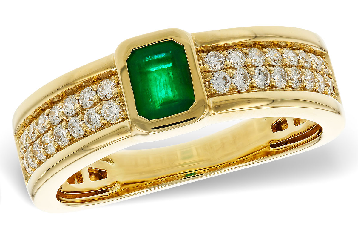 H329-70897: LDS RG .42 EMERALD .75 TGW (5x4MM EM)