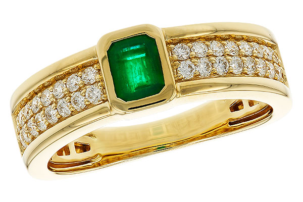 H329-70897: LDS RG .42 EMERALD .75 TGW (5x4MM EM)