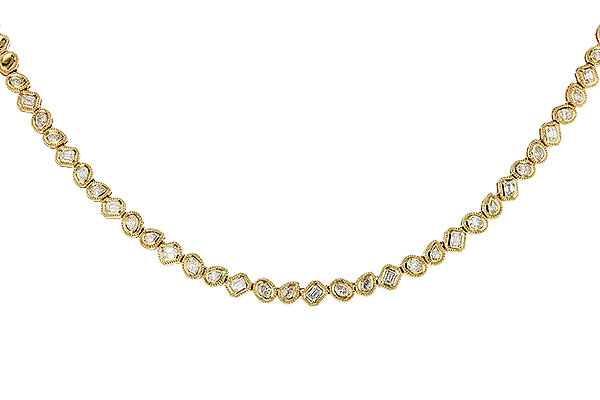 H329-71806: NECKLACE 2.25 TW FANCY CUT DIAS (17.25")